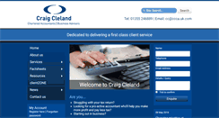 Desktop Screenshot of craigcleland.co.uk