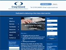 Tablet Screenshot of craigcleland.co.uk